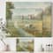 Designart - Tranquil Country Field - Farmhouse Canvas Artwork